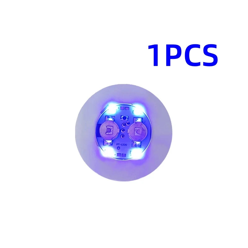 1/10/50pcs Luminous Coaster LED Bar Drinks Cup Pad Wine Liquor Bottles Coaster Atmosphere Light Cup Sticker Light-emitting Prop