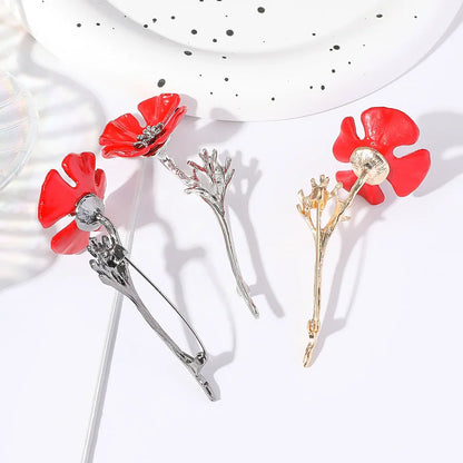 1Pc Fashion Flower Brooch for Women Men Flower Plant Brooches Pins Inlaid Zircon Jewelry Trendy Accessories Party Gift 2025