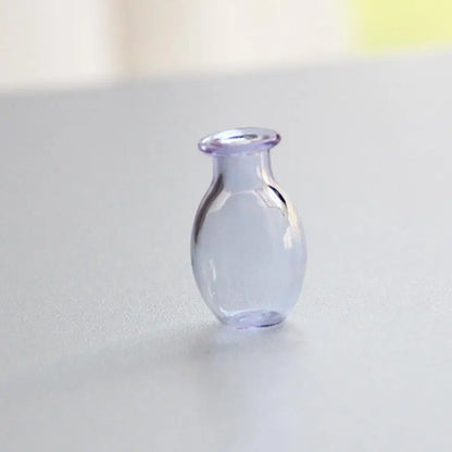 。Fridge Magnets Place Flower Arrangements Decoration Mini Glass Vase Fridge Magnet Creative 3D Vase Micro Landscape Ornament