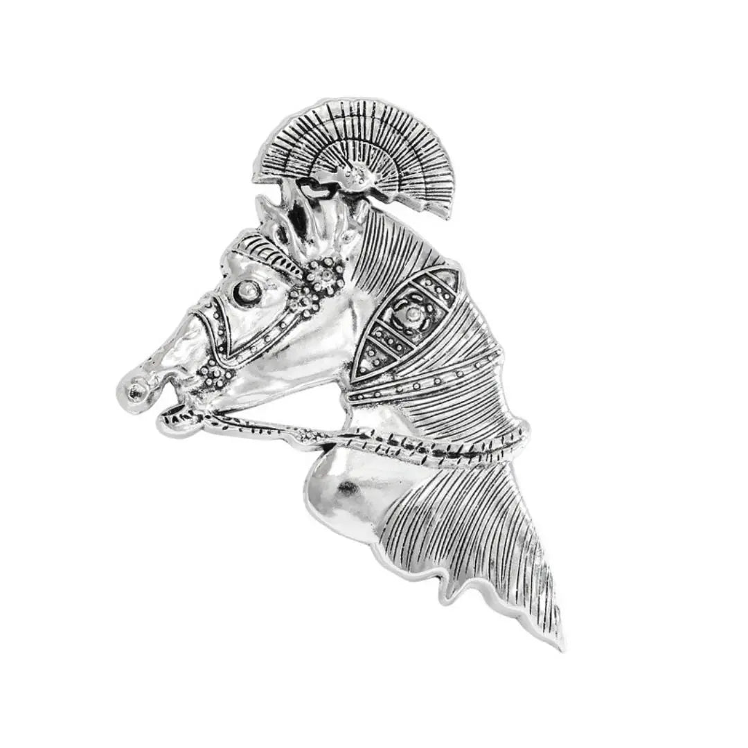 SKEDS Zodiac Horse Year Series Brooch High-End Luxury Chinese Style 2026 Birth Year Accessory Exquisite Animal Pin Gift