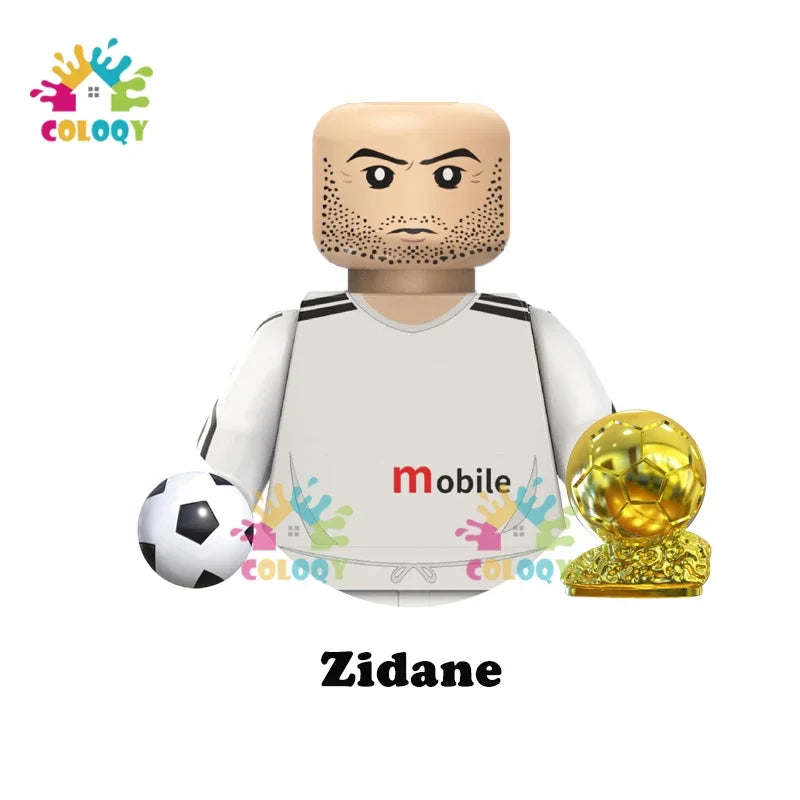 Kids Toys Football Stars Building Blocks Sport Player Mini Action Figures Toys For Boys Christmas Gifts