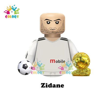 Kids Toys Football Stars Building Blocks Sport Player Mini Action Figures Toys For Boys Christmas Gifts