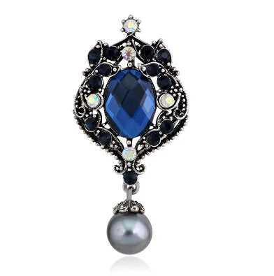 High fashion pins court vintage crystal brooch fashion pendant wedding women's brooch pin jewelry gifts