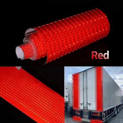 Reflective Safety Mark Tape Stickers Self Adhesive Warning Film for Car Motorcycle Auto Styling