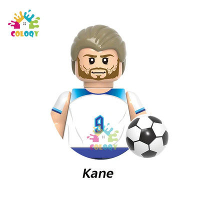 Kids Toys World Famous Football Stars Building Blocks Sport Player Mini Action Figures Golden Cup Toys For Boys Birthdays Gifts