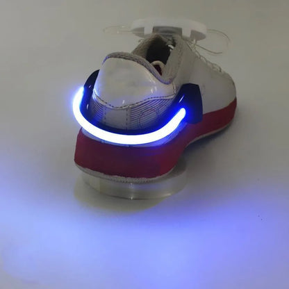 Outdoor Running Light LED Luminous Shoe Clip Light Night Safety Warning Bright Flash Light Sport Bicycle Bike Shoe ClipLight