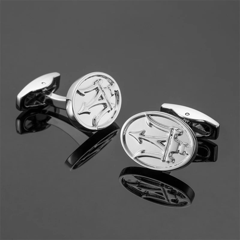 High quality men's French shirt cufflinks brand new fashion poker cufflinks dice pistol dice car logo buttons