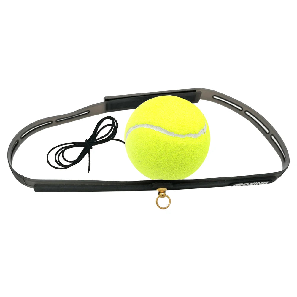 Boxing Reflex Speed Punch Ball Boxing Rubber Balls for Agility Reaction Training with Sweatband Fitness Equipments Accessories