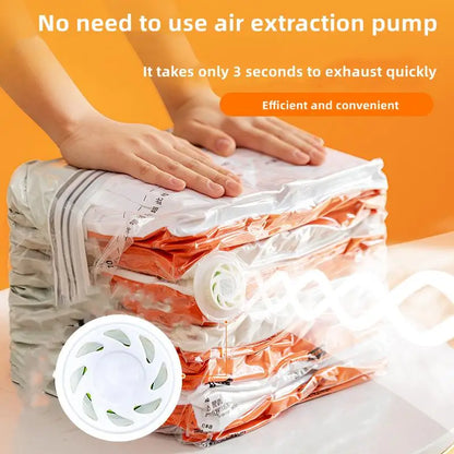 New Patented Vacuum Bags Large Plastic Storage Bags for Storing Clothes Blankets Compression Empty Bag Covers Travel Accessories