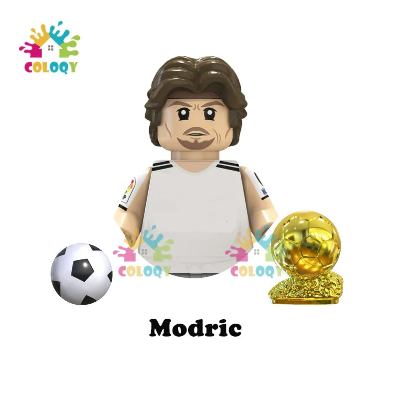 Kids Toys Football Stars Building Blocks Sport Player Mini Action Figures Toys For Boys Christmas Gifts