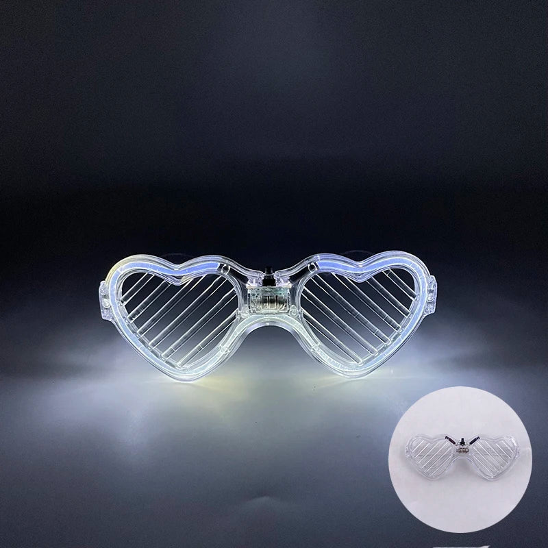 New Cool Wireless Glowing LED Light Up Glasses For Rave Festival Party Luminous Neon Mosaic Sunglasses club disco Eye Glasses