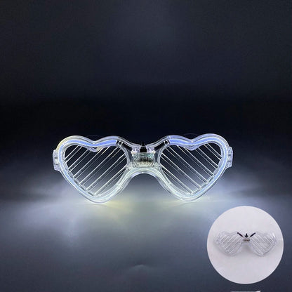New Cool Wireless Glowing LED Light Up Glasses For Rave Festival Party Luminous Neon Mosaic Sunglasses club disco Eye Glasses