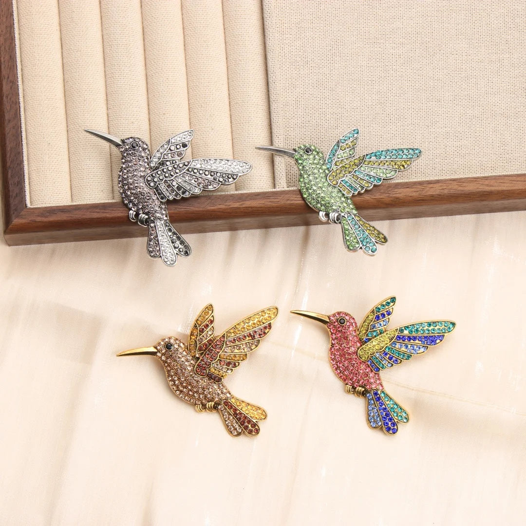 Baroque Luxury Swallow-Motif Brooches for Men and Women, Jewelry and Accessories, Wedding, Holiday, and Party Gifts