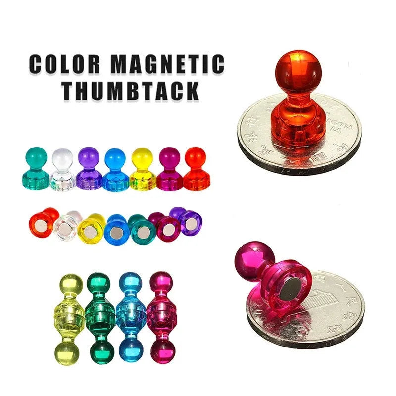 5pcs Magnet Pushpin Office Pushpin Strong Neodymium Magnet Cone Magnet Super Magnet Refrigerator Sticker Magnetic Pushpin