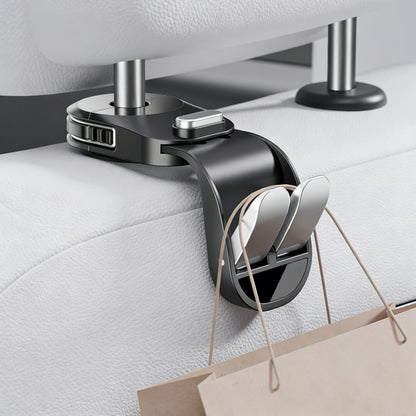 Car Seat Back Hook foldable Headrest Hidden Mount Auto Vehicle Back Seat Organizer Car Accessories Hanging Hooks Storage Hanger