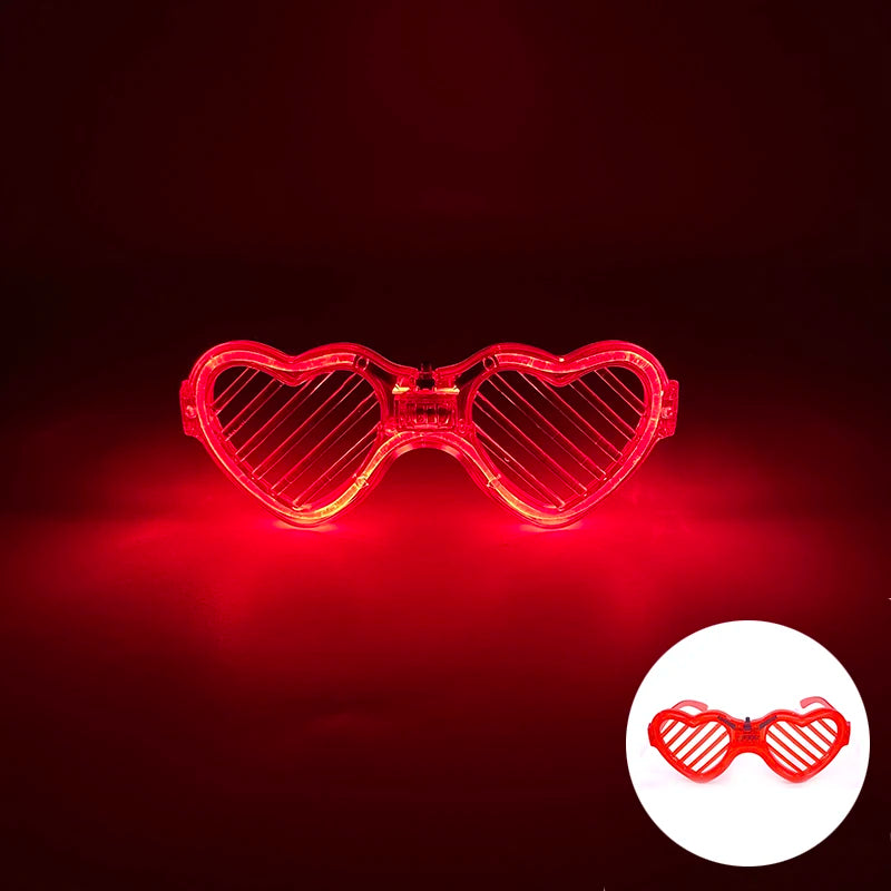 New Cool Wireless Glowing LED Light Up Glasses For Rave Festival Party Luminous Neon Mosaic Sunglasses club disco Eye Glasses