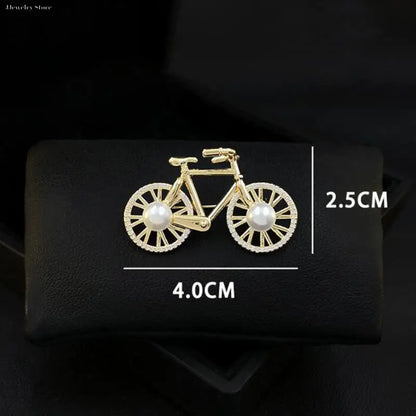 Fashion Bicycle Shape Brooch Men Women Leisure Cycling Sports Gift Cyclists Badges Sports Lapel Pins Biking Jewelry Biker Gift