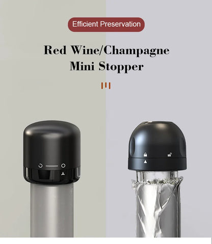 Vacuum Sealed Wine Bottle Plug Champagne Stopper Leak-Proof And Fresh Bottle Cap Wine Corks Bar Accessories Supplies