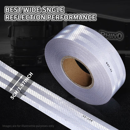 Car Truck Reflective Safety Tape Warning Night Light Waterproof Trailer Reflector Sticker For Car Truck Warning Safety