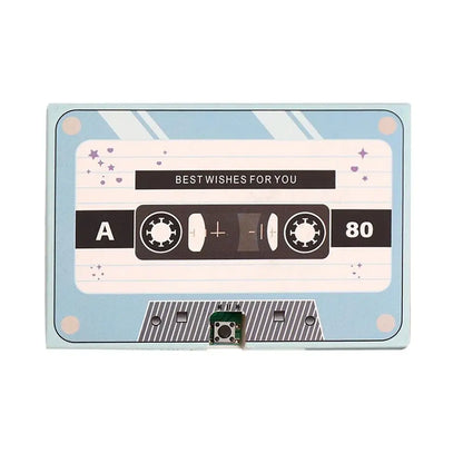 Voice Recordable Greeting Card 60 Seconds Recording Time Message Recorder Cassette Recording Voice Tape Greeting Card