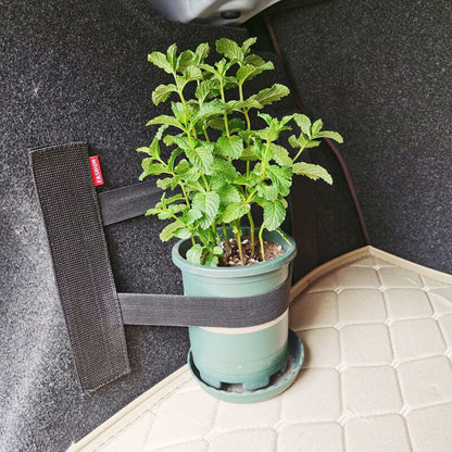 Car Back Rear Trunk Elastic Mesh Fixed Straps Car Interior Organizer Extinguisher Storage Net Seat Back Fixing Bag Car Accessory