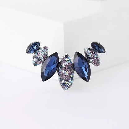 1‑Pc Leaf‑Shaped Lapel Pin, Decorative Leaf Brooch, Elegant Outfit Ornament for Dresses, Coats and Shawls, Ideal for Wedding