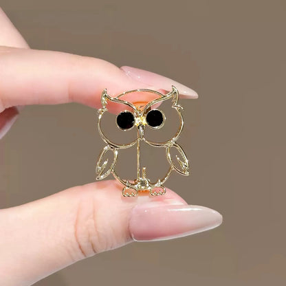 Exquisite Owl Animal Brooch Texture Animal Lapel Pin Fashion Jewelry Accessories Gift