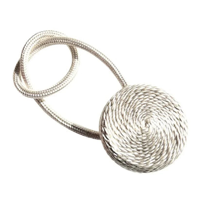 Magnetic Pearl Ball Curtain Buckles Curtain Tiebacks Backs Holdbacks Buckle Clips Curtain Rods Home Decorative Accessories
