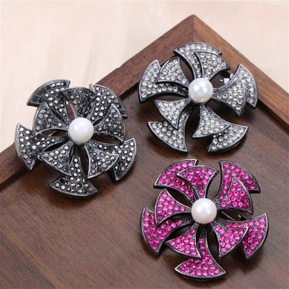 Baroque Luxury Floral Design Brooches for Men and Women, Jewelry, Fashion Accessories, Couple's Gifts, Holiday and Party Gifts