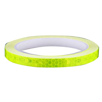 1pc 8m Bike Stickers Reflective Tape Fluorescent DIY Bike Bicycle Strips Cycling Tapes for Bicycle Helmet Motorcycle Scooter