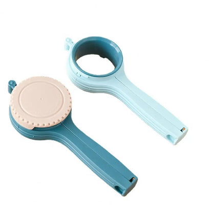 Bag Clip with Pour Spout Reusable Cap Sealer Clips Convenient Food Bag Clips Moisture-Proof Snack Clips Kitchen Accessories