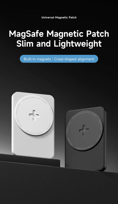 Hagibis Magnetic Adapter Magnet Sticker for Magsafe Accessories Metal Plate Adhesive Patch Bundle Kits SSD Power Banck DAC Amp
