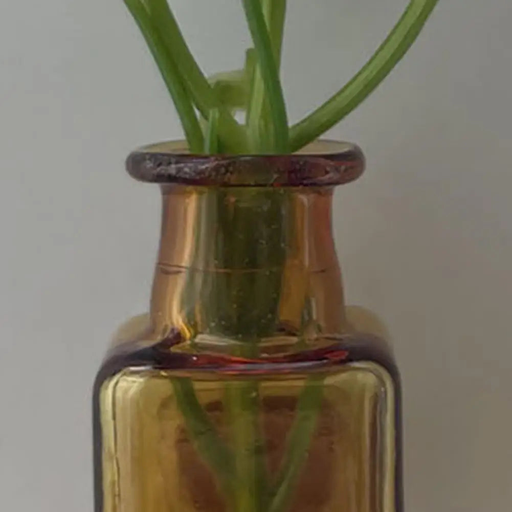 Mini Vase Magnets for Fridge Cute Tiny Magnetic Glass Vases Refrigerator Small Plant Pot for Locker Office Kitchen Decoration