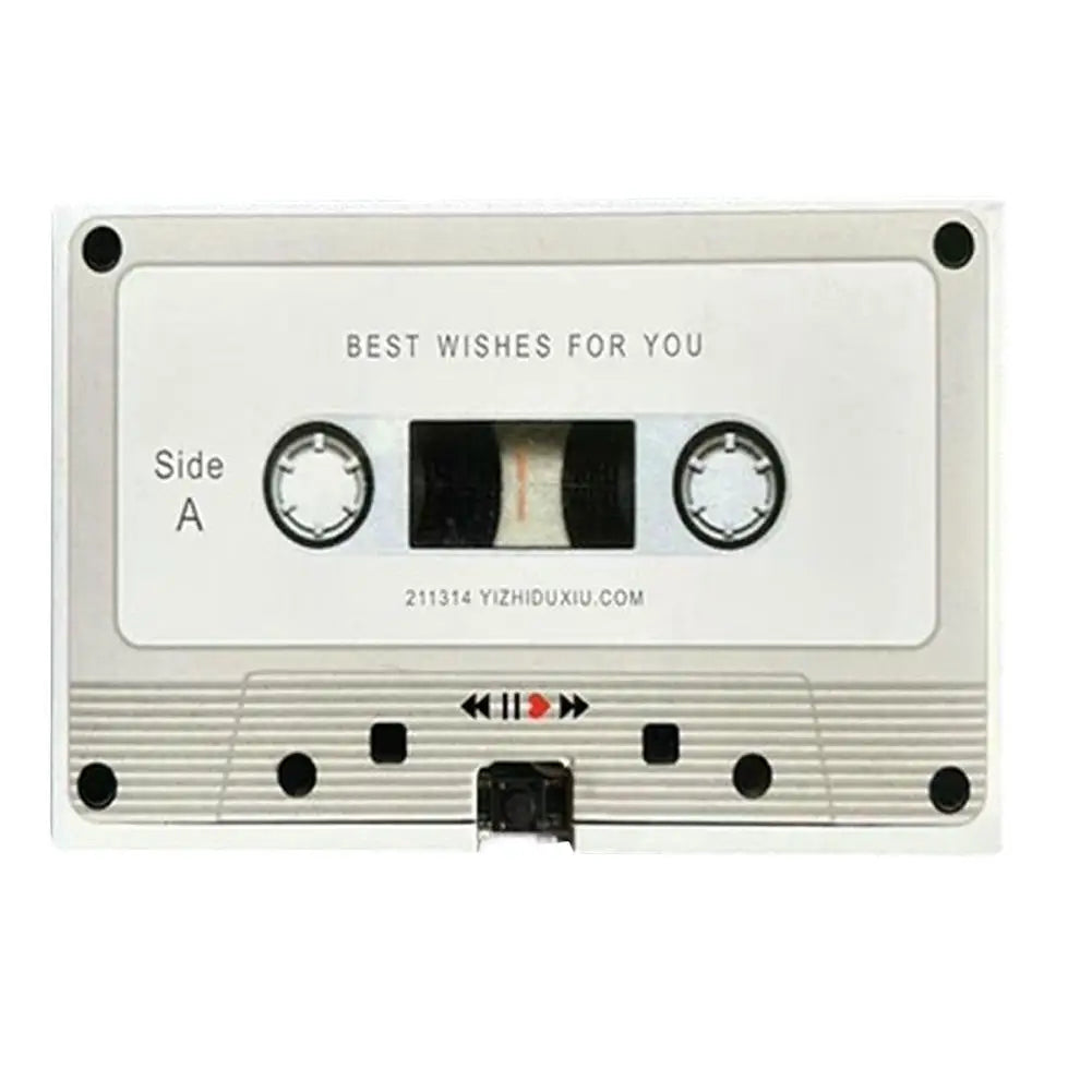 Voice Recordable Greeting Card 60 Seconds Recording Time Message Recorder Cassette Recording Voice Tape Greeting Card