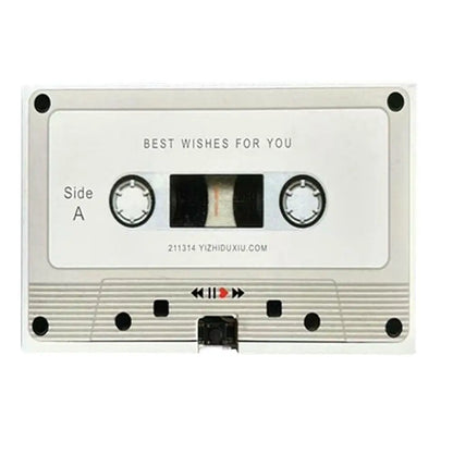Voice Recordable Greeting Card 60 Seconds Recording Time Message Recorder Cassette Recording Voice Tape Greeting Card