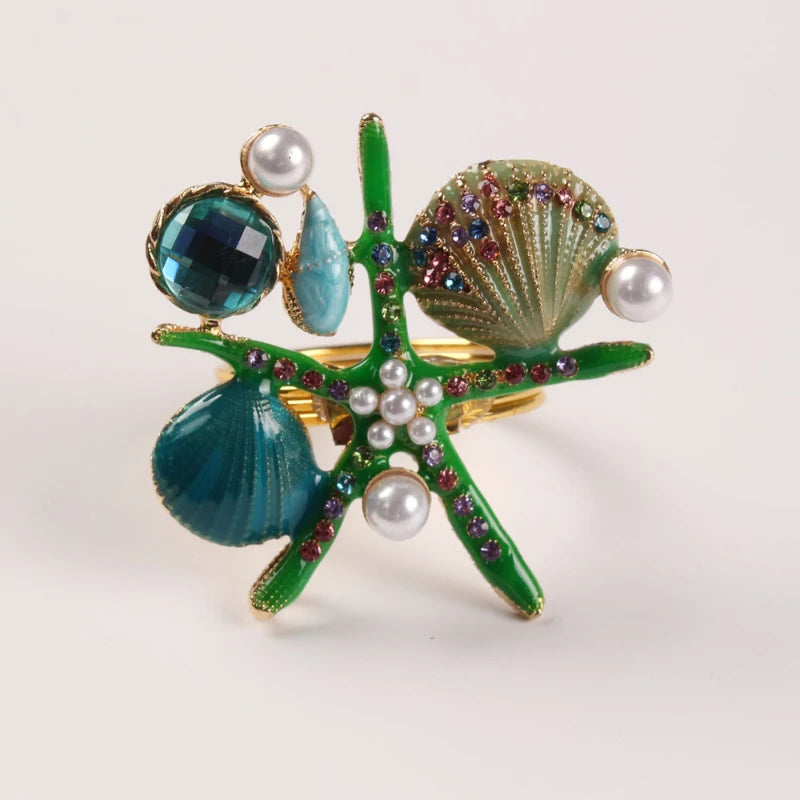 New Product Shell Animal Brooch and Starfish Pin Buckle