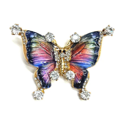 Different Styles Fashion Butterfly Brooch Animal Badge Pin Jewerly for Party Wedding