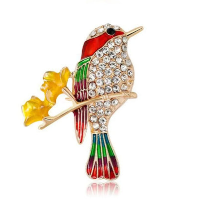 Luxury Bird Brooch, Korean Style Personalized Exquisite Chest Flower, Clothing Backpack Jewelry Accessories, Party Birthday Gift