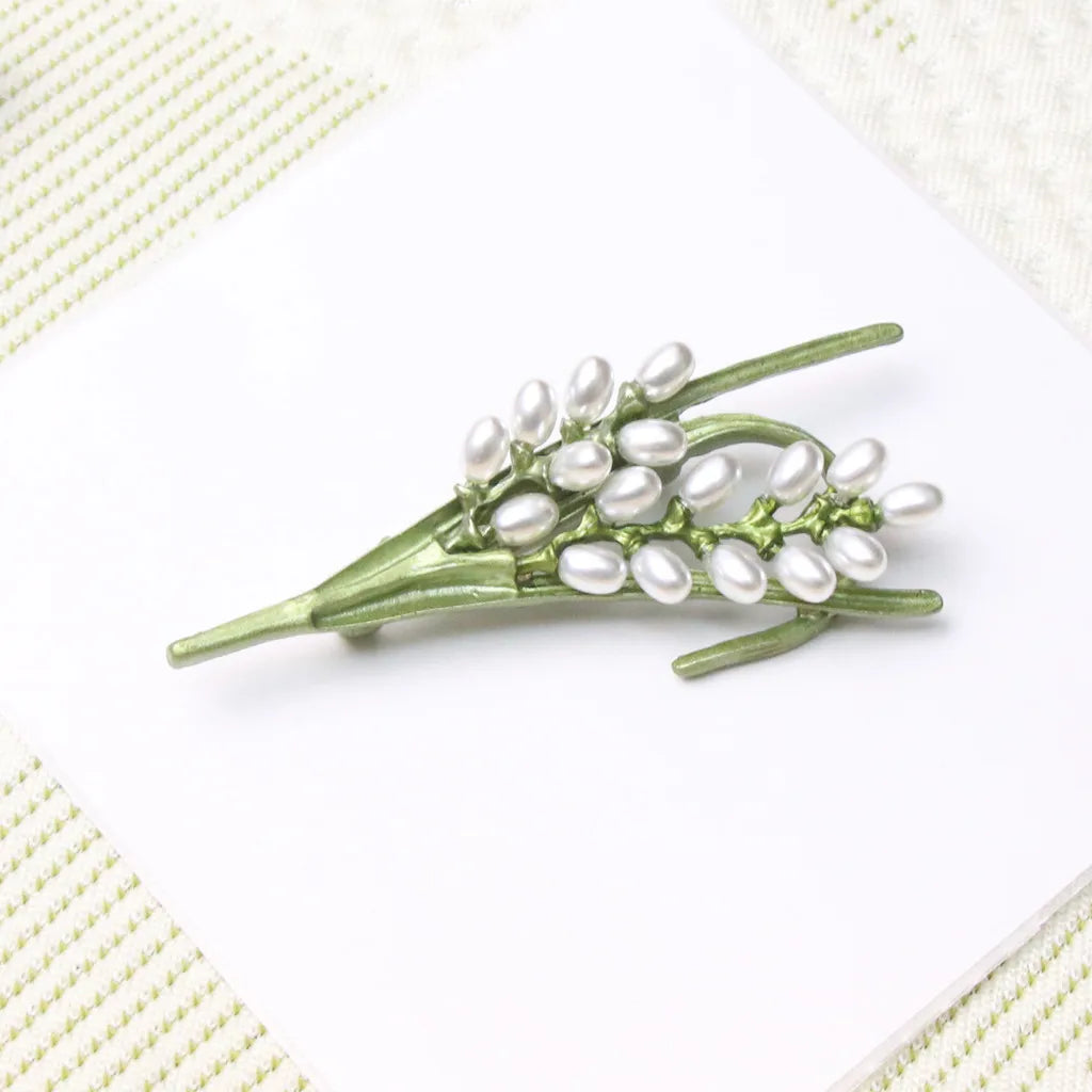 Baroque Luxury Botanical Branch and Leaf Design Brooch for Men and Women, Jewelry Accessories, Wedding, Holiday, and Party Gift