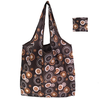Shopping Bags Fashion Portable Various Prints and Large Capacity Convenient Nylon Easy to Fold Package Travel Essential