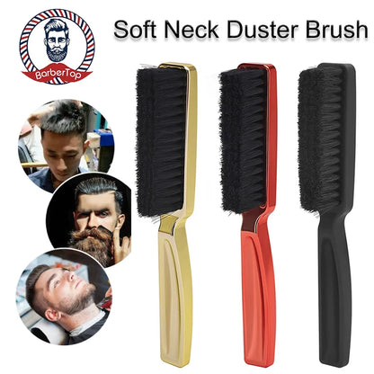Ring Neck Duster Barber Remove Loose Hair Brush Hair Cutting Brush Soft Hair Cleaning Brush Hairdressing Tools