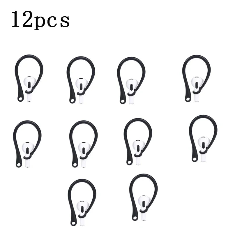 1/3/5/6Pairs Silicone Ear Hooks for Apple AirPods Pro Accessories Anti-fall Bluetooth Earphone Holder for AirPods 3 Earhooks
