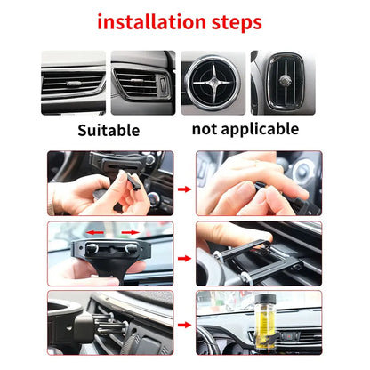 Car Cup Holder for Air Vent - Universal Auto Drink Rack Stand for Water Bottles & Ashtray