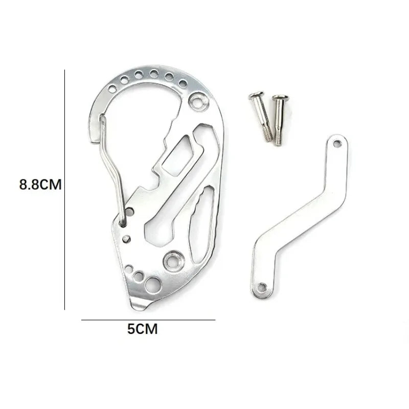 Portable Keys Holder Keyring Wallets Car Key Chain Collector Edc Pocket Key Organizer Bottle Opener Outdoor accessories Tools