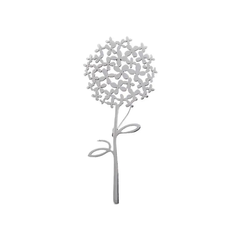 ❃Trendy Stainless Steel Dandelion Brooches For Women Plant Pins Casual Party Accessories Luxury Gifts Friends