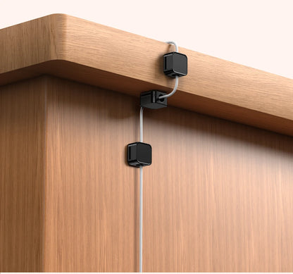 Rocoren Magnetic Cable Organizer Smooth Adjustable Cord Holder Magnet Desktop Cable Management Wire Protector Cable Clips Set