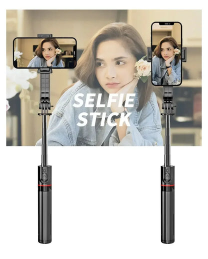 Wireless Selfie Stick for Smartphone 44 Inch Tripod with Bluetooth Remote Foldable Stand for Vlog Shooting Record