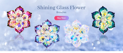 Wuli&baby New Crystal Palace Flower Brooches Women Unisex 3-color Snowflake Office Party Brooch Pins Gifts