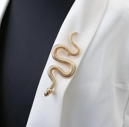 Clearance Price Snake Shape Brooches for Women Men Rhinestone Crystal Lapel Pin Clearance Sale
