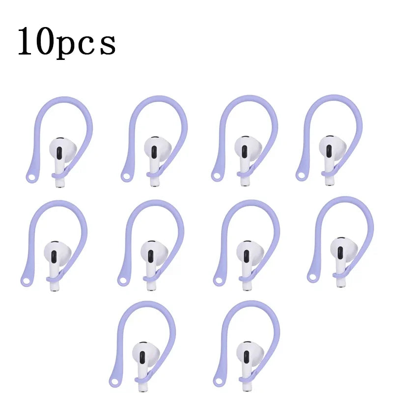 1/3/5/6Pairs Silicone Ear Hooks for Apple AirPods Pro Accessories Anti-fall Bluetooth Earphone Holder for AirPods 3 Earhooks